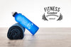 Water Bottle And Towel Mock-Up Psd