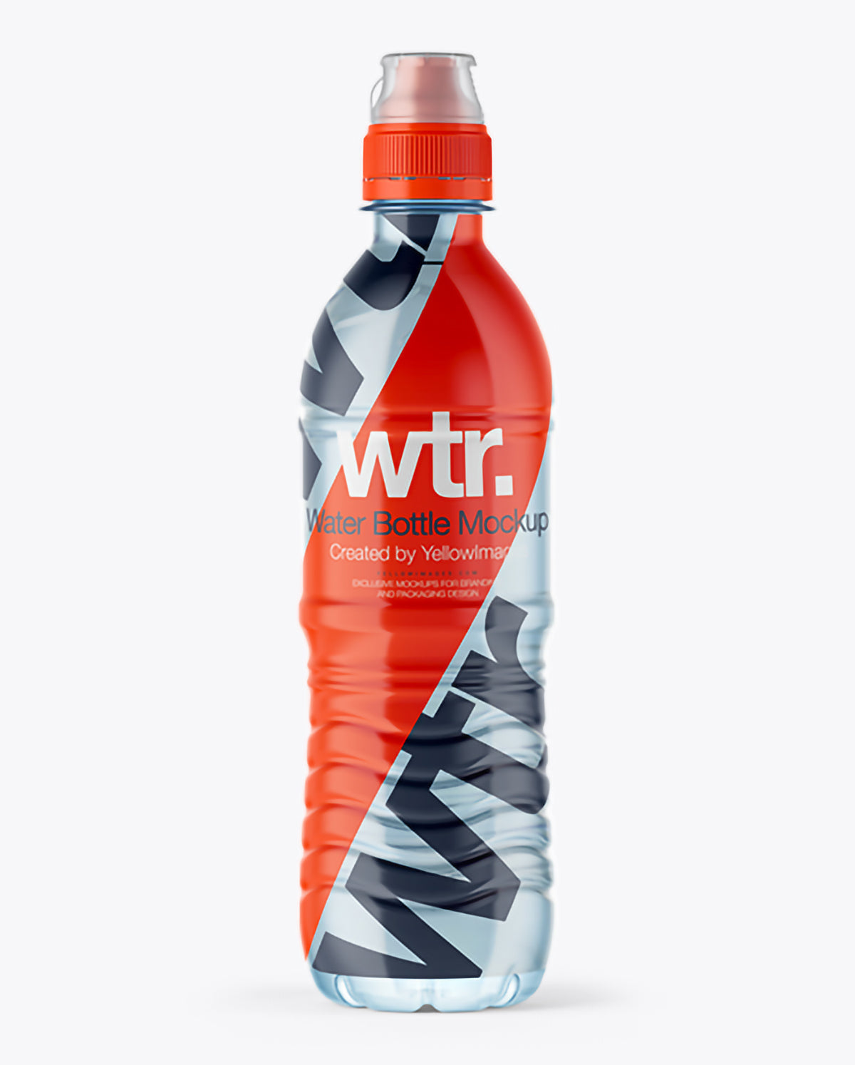 Water Bottle Mockup