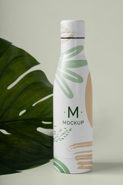 Water Drop Bottle Mockup Design Psd