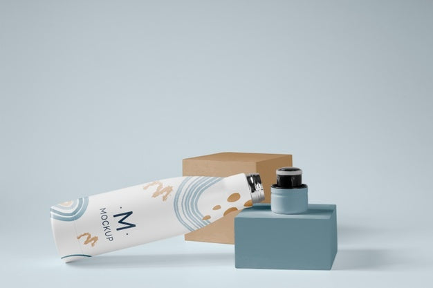 Water Drop Bottle Mockup Design Psd