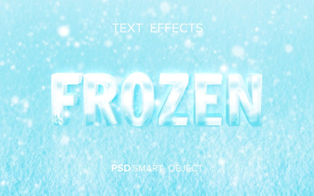 Water Text Effect Mock-Up Psd