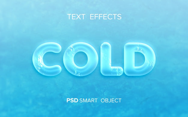Water Text Effect Mock-Up Psd