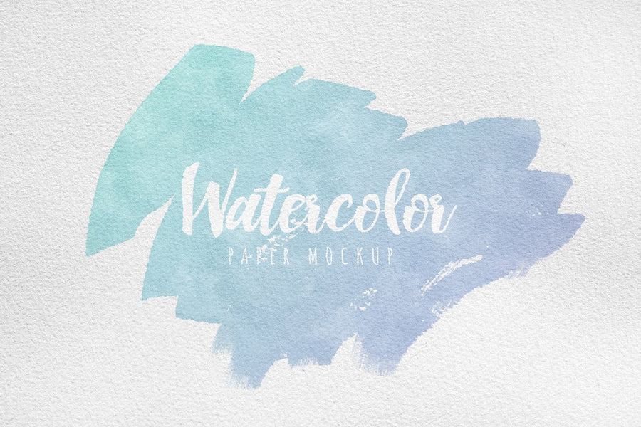 Watercolor Paper Mockup