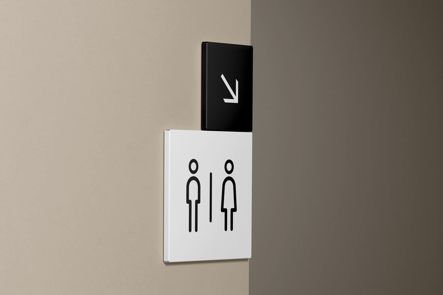 Wayfinding Square Mockup