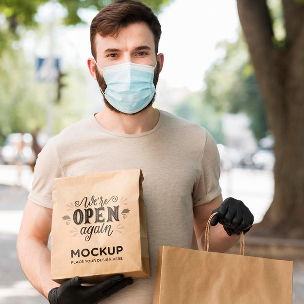 We Are Open Concept Mock-Up Psd