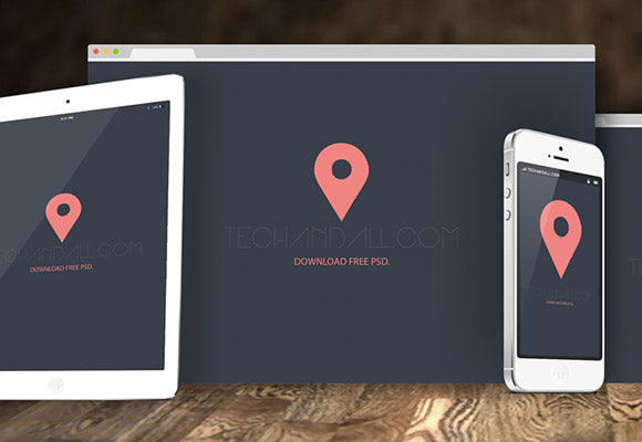 Web Collage Mockups Psd