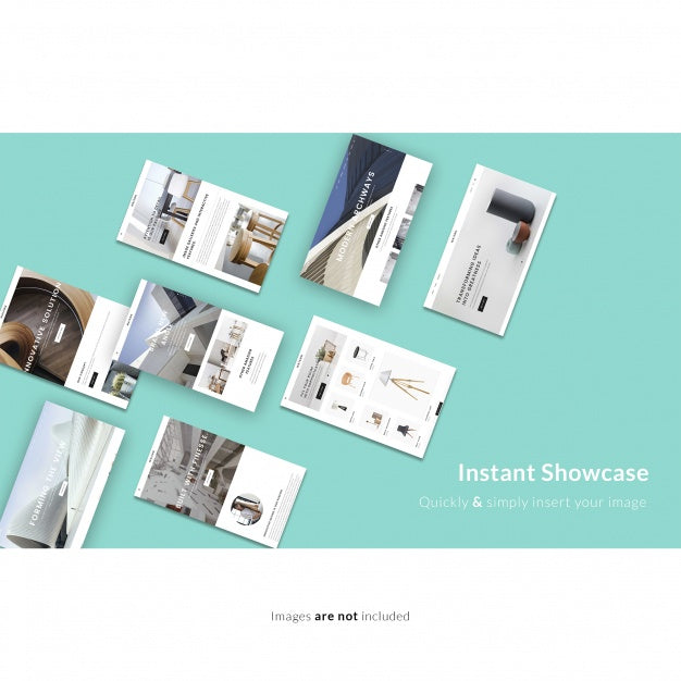 Web Page Template Mock Up Psd