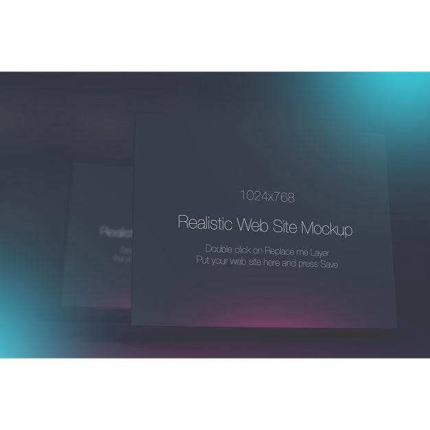 Website Screen Mock Up Design Psd