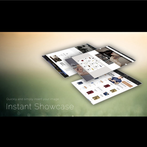 Website Template Showcase Psd