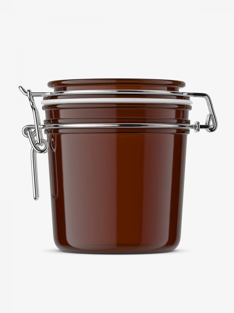 Weck Jar Mockup / Amber