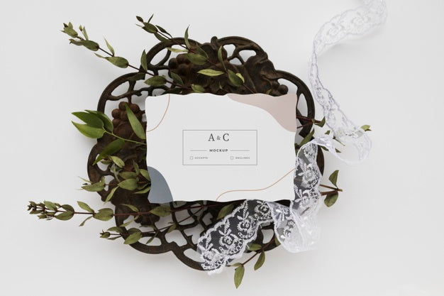 Wedding Arrangement Mock-Up Psd