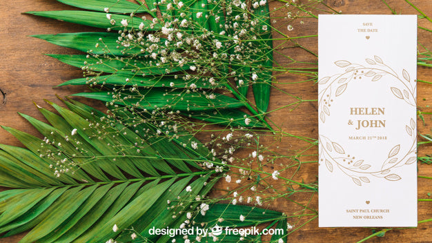 Wedding Composition Mockup Psd