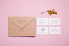 Wedding Envelope Design Mock-Up Psd