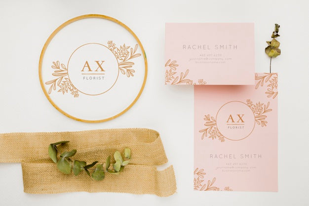 Wedding Invitation Concept Mock-Up Psd