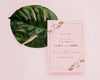 Wedding Invitation Concept Mock-Up Psd