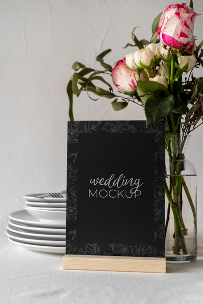 Wedding Table Display Mock-Up Psd