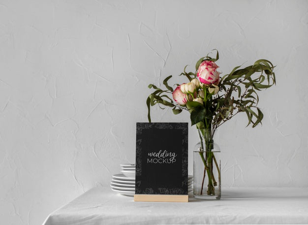 Wedding Table Display Mock-Up Psd