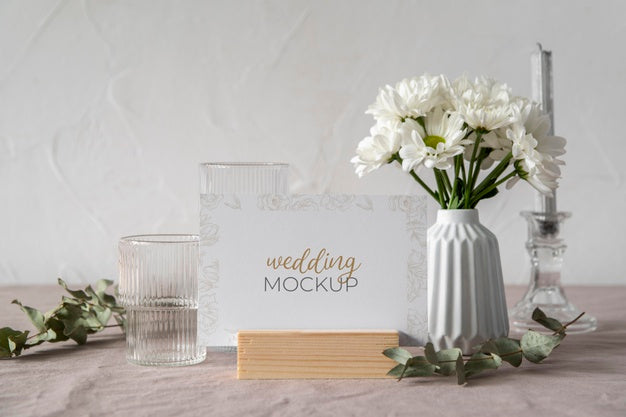 Wedding Table Display Mock-Up Psd