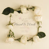 Wedding White Roses Buds Psd