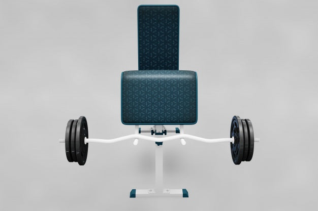 Weightlifting Elements Mockup Psd