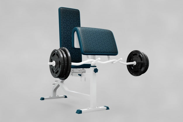 Weightlifting Elements Mockup Psd