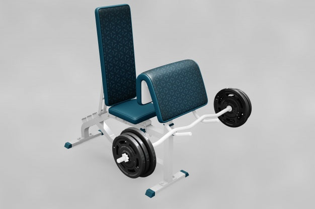 Weightlifting Elements Mockup Psd