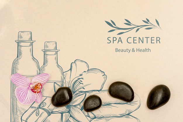 Wellness Care At Spa With Natural Beauty Products Psd