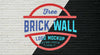 White & Black Brick Wall Logo Mockup Psd