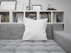 White Blank Cushion Mockup On A Sofa Psd