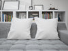 White Blank Cushions Mockup On A Sofa Psd