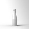White Bottle Template Design Psd