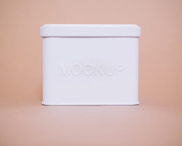 White Box Mock Up Design Psd