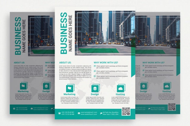 White Business Brochure Psd
