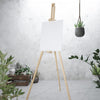 White Canvas On A Easel Psd
