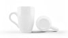 White Ceramic Mug Mockup Isolated Psd