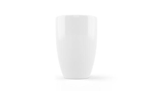 White Ceramic Mug Mockup Isolated Psd