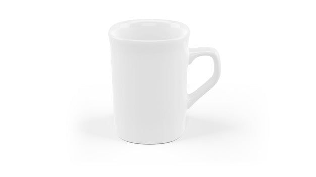 White Ceramic Mug Mockup Isolated Psd