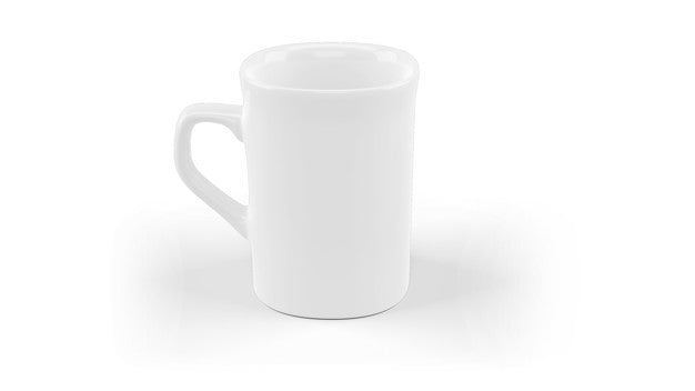 White Ceramic Mug Mockup Isolated Psd