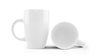 White Ceramic Mug Mockup Isolated Psd