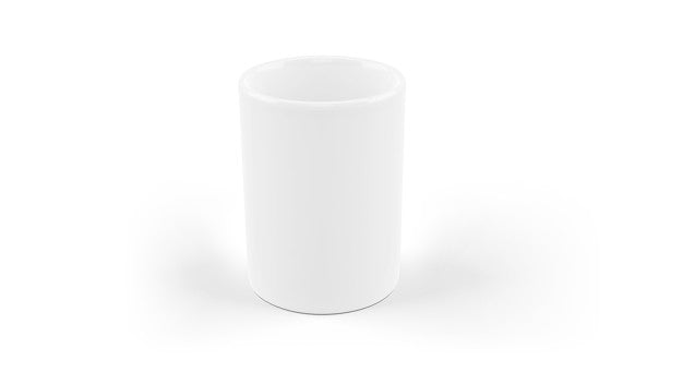 White Ceramic Mug Mockup Isolated Psd