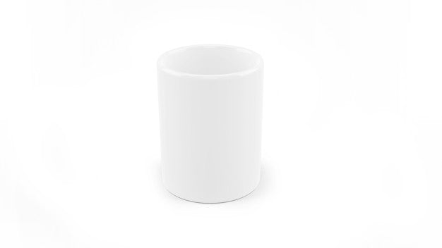 White Ceramic Mug Mockup Isolated Psd