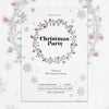White Christmas Party Poster Mockup Psd