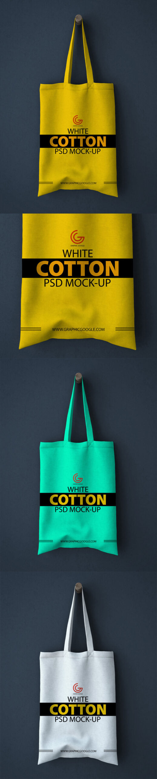 White Cotton Bag Mockup