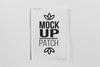 White Fabric Clothing Patch Mock-Up Psd