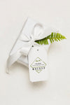 White Gift With Mock-Up Tag Psd