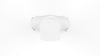 White Hoodie Mockup Template Isolated, Top View Psd