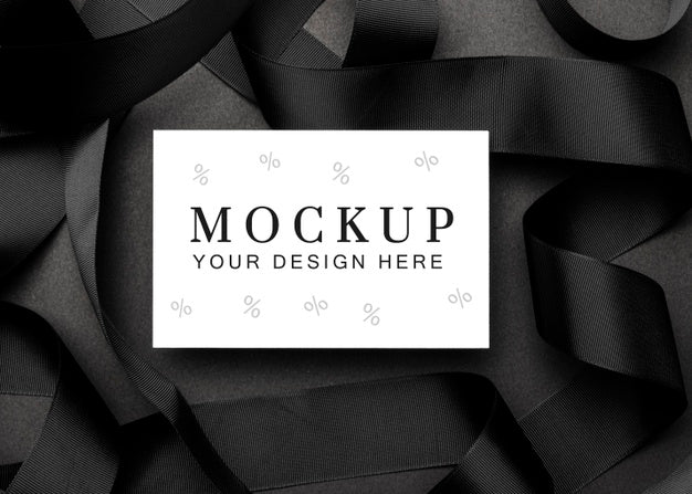 White Paper Black Friday Sales Mock-Up Psd