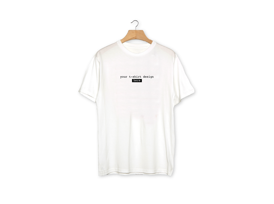 White Realistic T-Shirt Mockup