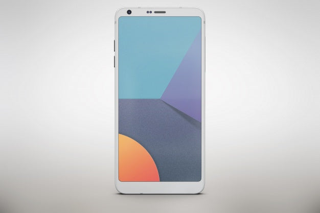 White Smartphone Mock Up Psd