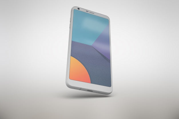 White Smartphone Mock Up Psd